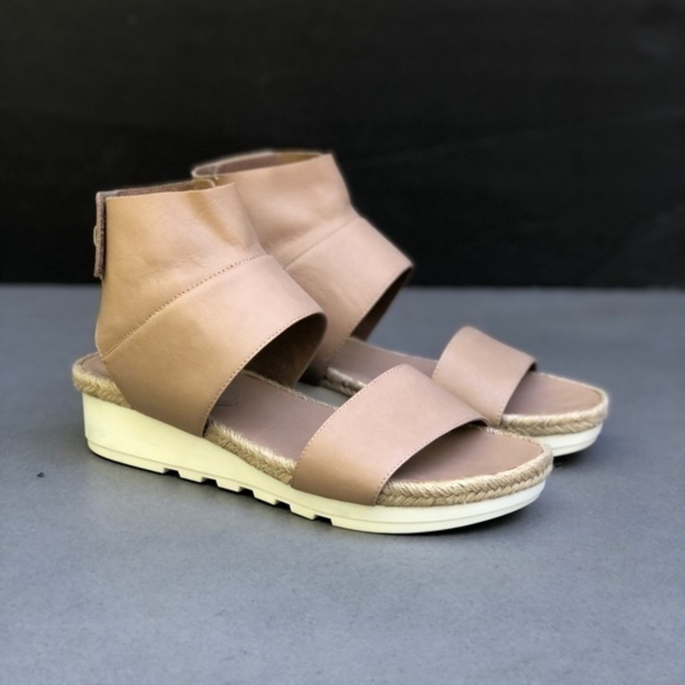 Eileen Fisher Glad Espadrille Sandals size 10